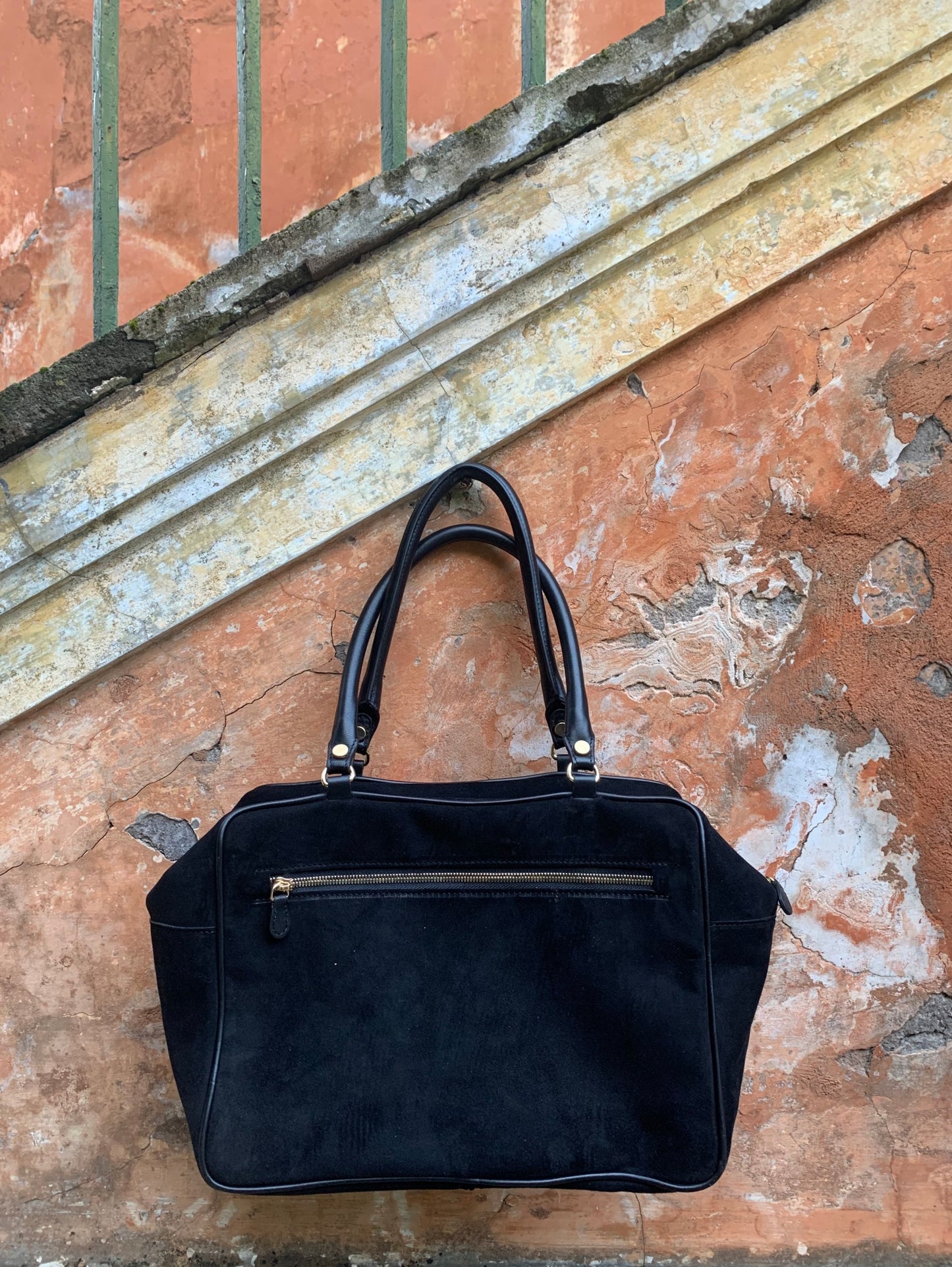 Borsa Amira Everyday in pelle scamosciata/nero