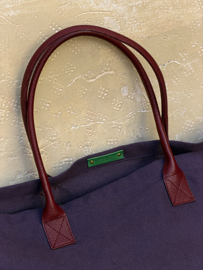 Amira Cabas bag grape/bordeaux
